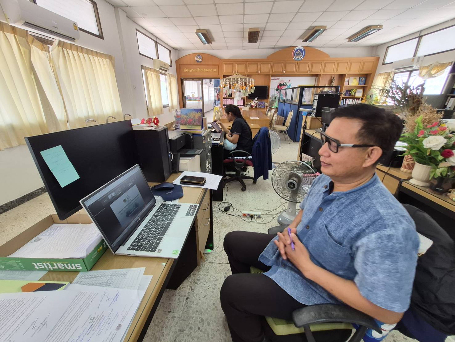 สพอ.จัตุรัส ร่วมรับฟังกิจกรรม “พัฒนา On Air” หัวข้อ “KM Inside: จากงานประจำ สู่นวัตกรรมความรู้”