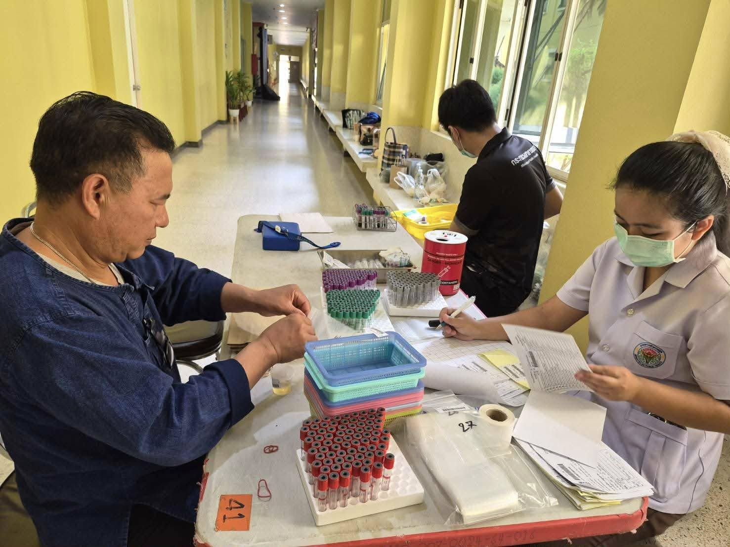 สพอ.จัตุรัส เข้ารับการตรวจสุขภาพประจำปี 2569 เสริมสร้างสุขภาวะที่ดีในการปฏิบัติงาน