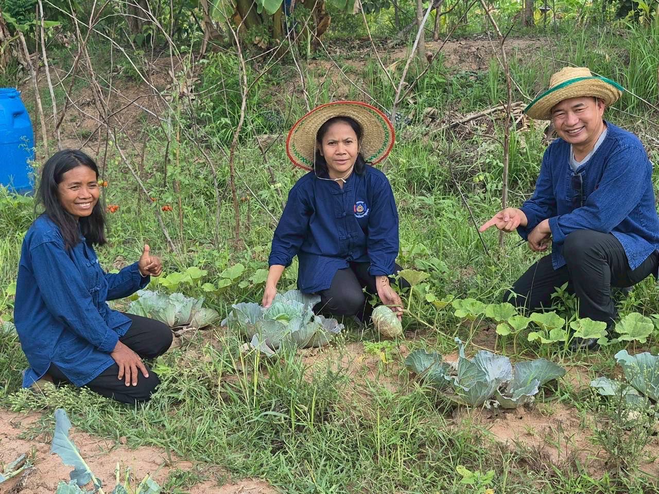 นายอำเภอจัตุรัสลงพื้นที่ติดตามการดำเนินงาน “โคก หนอง นา พัฒนาชุมชน” ส่งเสริมคุณภาพชีวิตตามหลักเศรษฐกิจพอเพียง