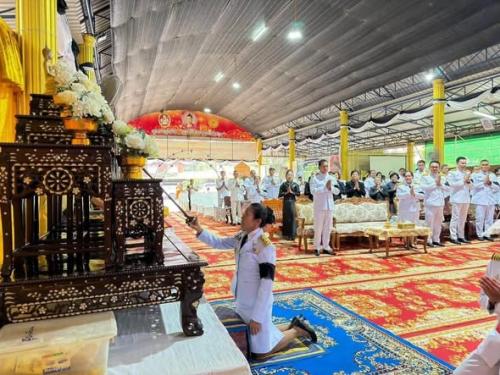 สพอ.จัตุรัส เข้าร่วมพิธีเจริญพระพุทธมนต์ถวายเป็นพระราชกุศล สมเด็จพระเจ้าลูกเธอ เจ้าฟ้าพัชรกิติยาภา นเรนทิราเทพยวดี กรมหลวงราชสาริณีสิริพัชร มหาวัชรราชธิดา